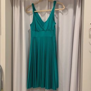***SOLD***  Soprano Brand Green Pleated Dress